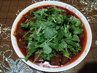 麻辣鸭血的做法步骤：9