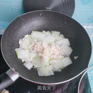 虾皮炒冬瓜的做法步骤：8