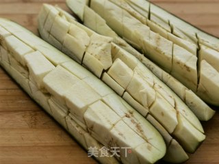 蒜香煎茄子的做法步骤：2
