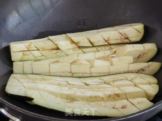 蒜香煎茄子的做法步骤：3