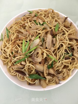 海参炒生面的做法步骤：10