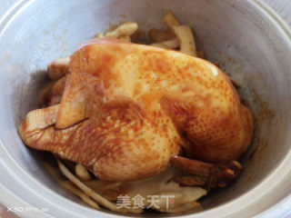 电饭锅盐焗豉油鸡的做法步骤：3