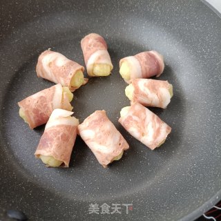 培根煎土豆泥的做法步骤：9