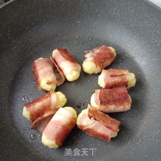 培根煎土豆泥的做法步骤：11