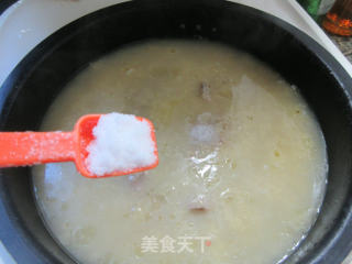 肉骨双米粥的做法步骤：7