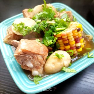 芋头炖排骨的做法步骤：15