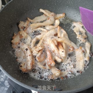 韭苔回锅肉的做法步骤：15