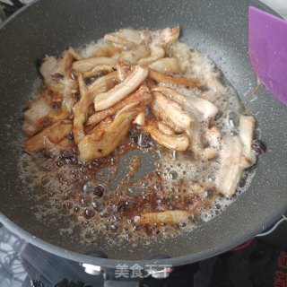 韭苔回锅肉的做法步骤：16