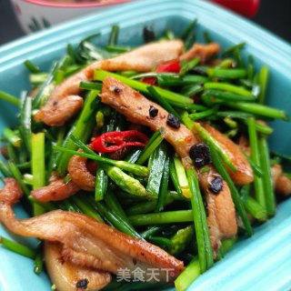 韭苔回锅肉的做法步骤：21
