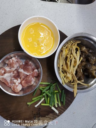 木须肉的做法步骤：1