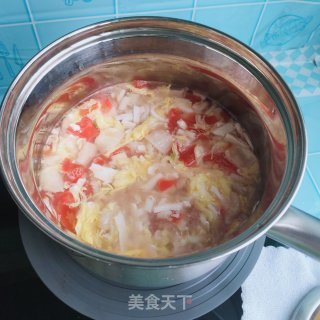 豆腐面筋蔬菜汤的做法步骤：10