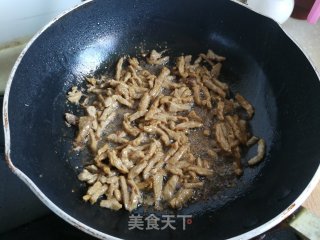 洋葱豇豆炒肉丝的做法步骤：5