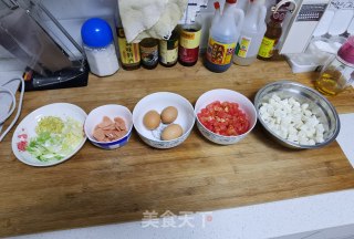西红柿鸡蛋煮馍的做法步骤：1