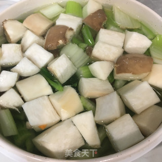 虾仁炒三色丁的做法步骤：5