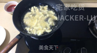 糖醋鸡胸肉，万能糖醋汁，酸酸甜甜，超级嫩滑好吃。的做法步骤：6