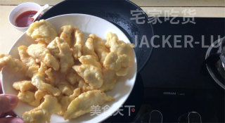 糖醋鸡胸肉，万能糖醋汁，酸酸甜甜，超级嫩滑好吃。的做法步骤：7