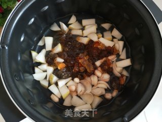 桃胶百合梨汤的做法步骤：6