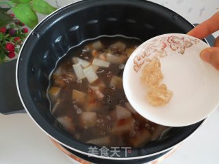 桃胶百合梨汤的做法步骤：7