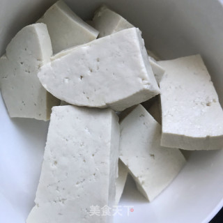 白菜豆腐炖粉条的做法步骤：2