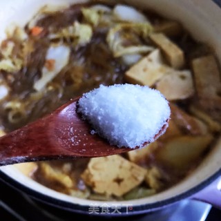 白菜豆腐炖粉条的做法步骤：11
