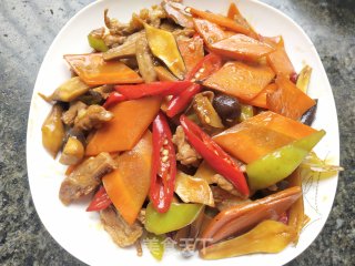 鸡枞菌炒肉丝的做法步骤：13