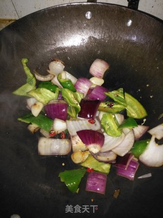 白玉菇炒鸡蛋的做法步骤：7