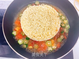 番茄汁拌面的做法步骤：6