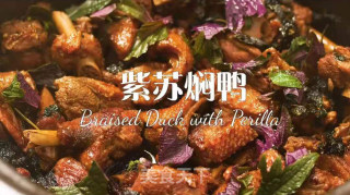 紫苏焖鸭的做法步骤：1