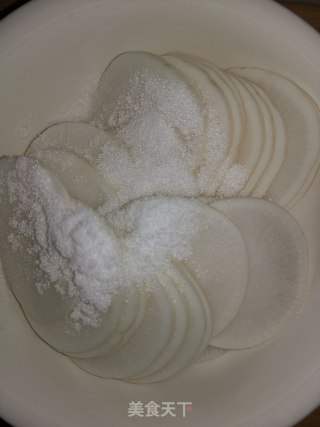 萝卜卷蒸肉圆的做法步骤：2