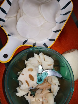 萝卜卷蒸肉圆的做法步骤：3