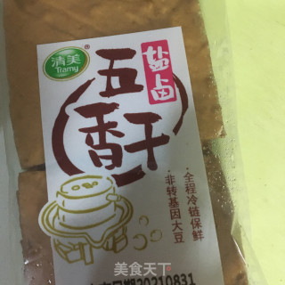 香菇豆干烧五花肉的做法步骤：4