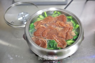 蚝油牛肉菠菜粉丝的做法步骤：6