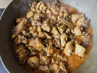 仔姜青花椒炒柴鸡的做法步骤：10