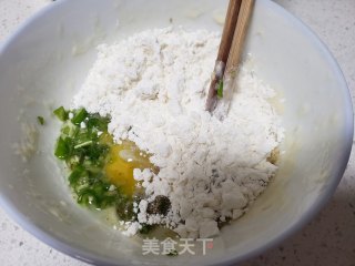 线椒煎饼的做法步骤：3