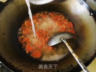 西红柿青菜汤的做法步骤：3