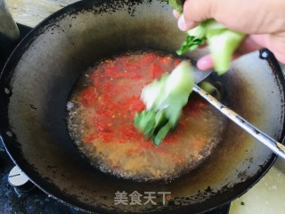 西红柿青菜汤的做法步骤：4