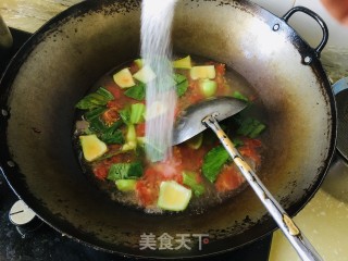 西红柿青菜汤的做法步骤：5