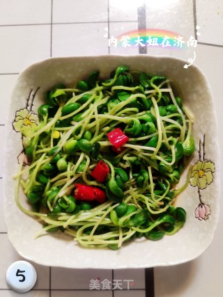 蚝油豆苗的做法步骤：5