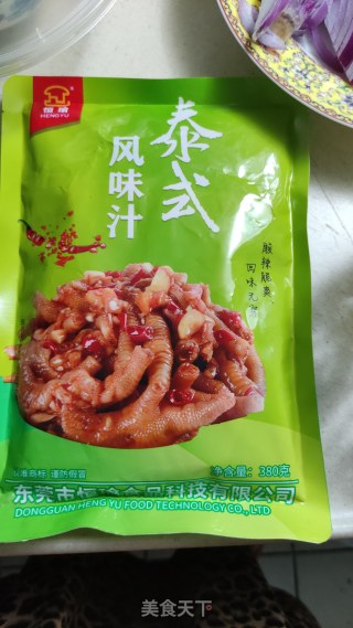 泰汁拌鸡爪的做法步骤：3
