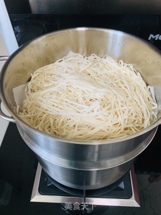 河南蒸面条的做法步骤：2