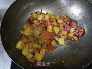 孜然土豆的做法步骤：8