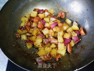 孜然土豆的做法步骤：9