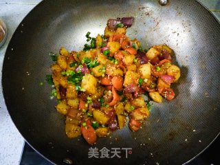 孜然土豆的做法步骤：10