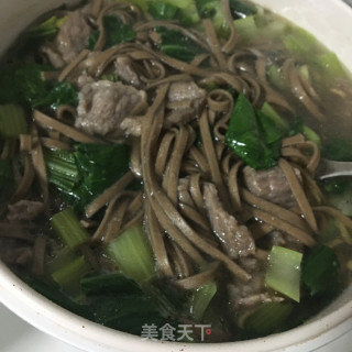 牛肉青菜汤面的做法步骤：7