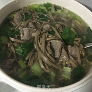 牛肉青菜汤面的做法步骤：8