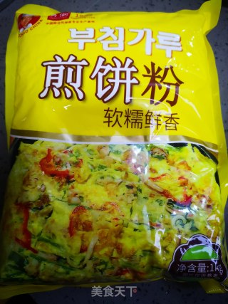 韩式煎饼的做法步骤：1