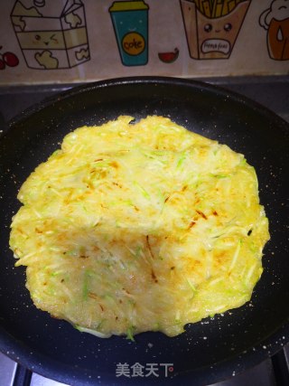 韩式煎饼的做法步骤：8