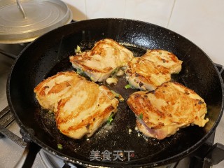 姜葱鸡扒饭的做法步骤：6