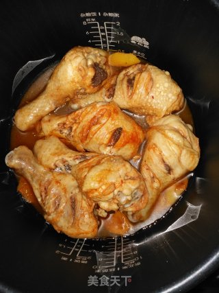 电饭锅奥尔良烧鸡腿的做法步骤：10