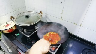 茄汁腐竹的做法步骤：5